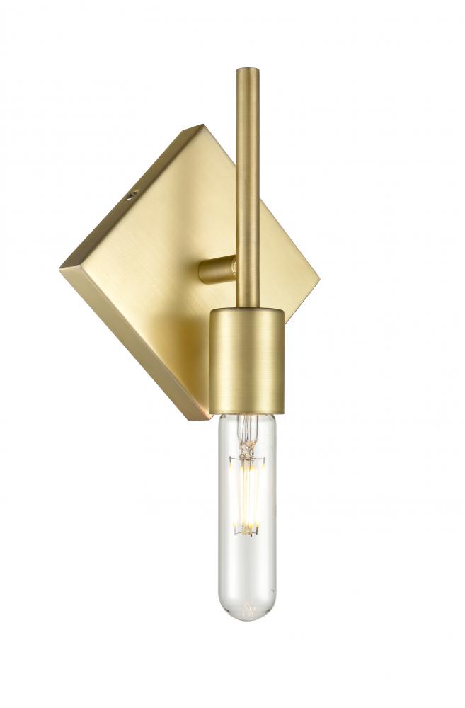 Mia - 1 Light - 6 inch - Satin Brass - Sconce