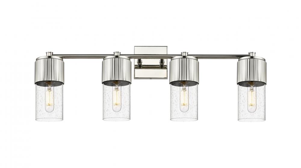 Bolivar - 4 Light - 31 inch - Polished Nickel - Bath Vanity Light