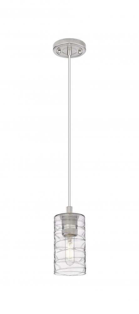 Crown Point - 1 Light - 5 inch - Satin Nickel - Pendant