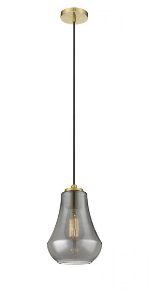 Fairfield - 1 Light - 7 inch - Satin Gold - Cord hung - Mini Pendant