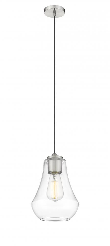 Fairfield - 1 Light - 7 inch - Brushed Satin Nickel - Cord hung - Mini Pendant