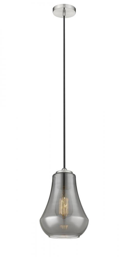 Fairfield - 1 Light - 7 inch - Brushed Satin Nickel - Cord hung - Mini Pendant