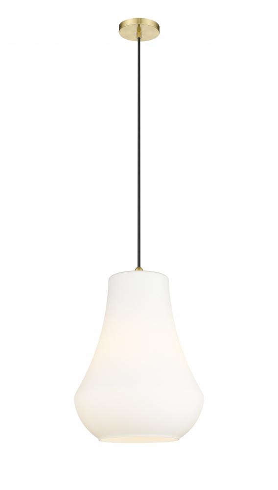 Fairfield - 1 Light - 12 inch - Satin Gold - Cord hung - Mini Pendant