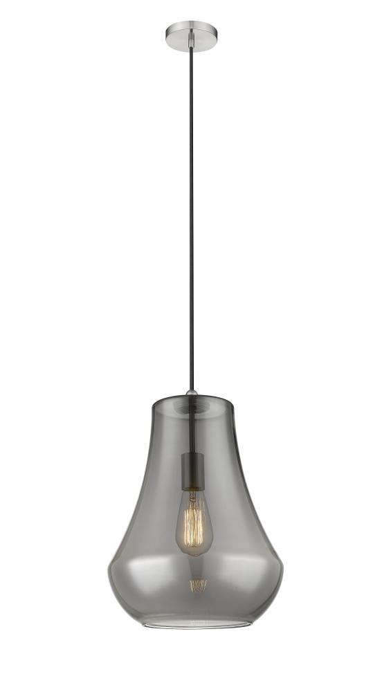 Fairfield - 1 Light - 12 inch - Brushed Satin Nickel - Cord hung - Mini Pendant