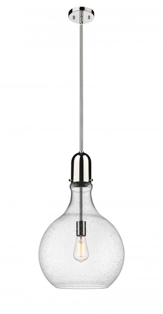 Amherst - 1 Light - 14 inch - Polished Nickel - Stem hung - Pendant