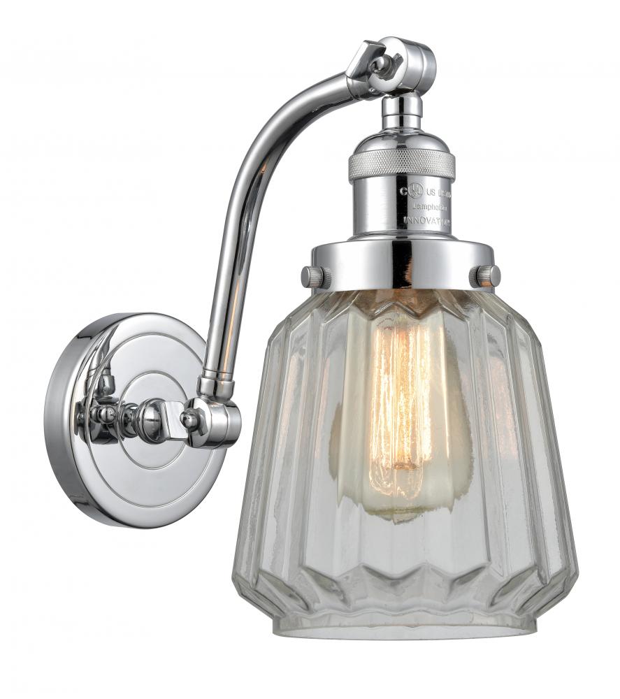 Chatham - 1 Light - 7 inch - Polished Chrome - Sconce