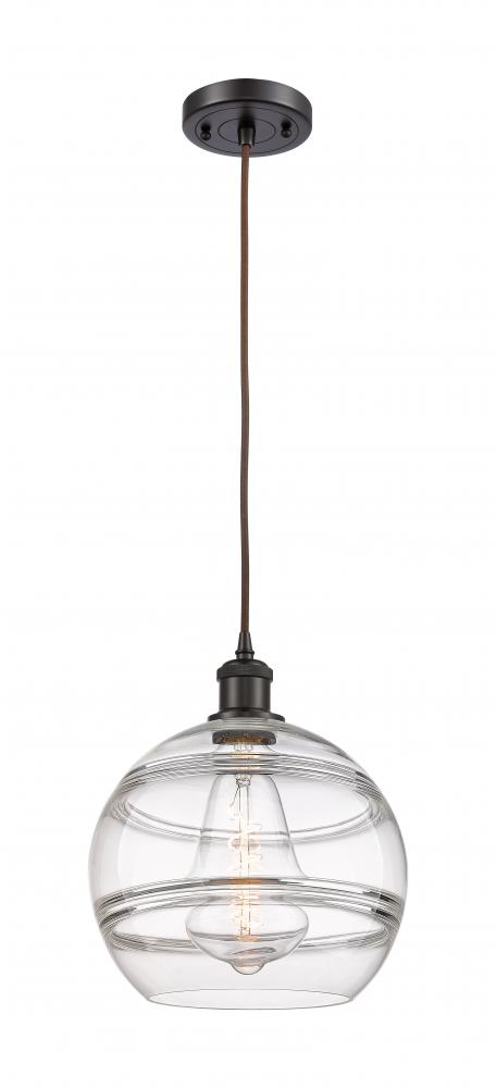 Rochester - 1 Light - 10 inch - Oil Rubbed Bronze - Cord hung - Mini Pendant