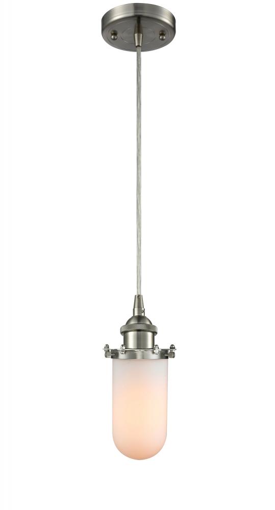 Kingsbury - 1 Light - 4 inch - Brushed Satin Nickel - Cord hung - Mini Pendant