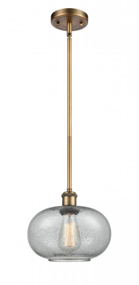 Gorham - 1 Light - 10 inch - Brushed Brass - Mini Pendant