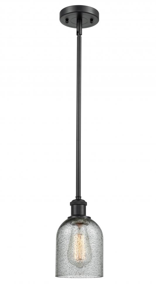 Caledonia - 1 Light - 5 inch - Matte Black - Mini Pendant