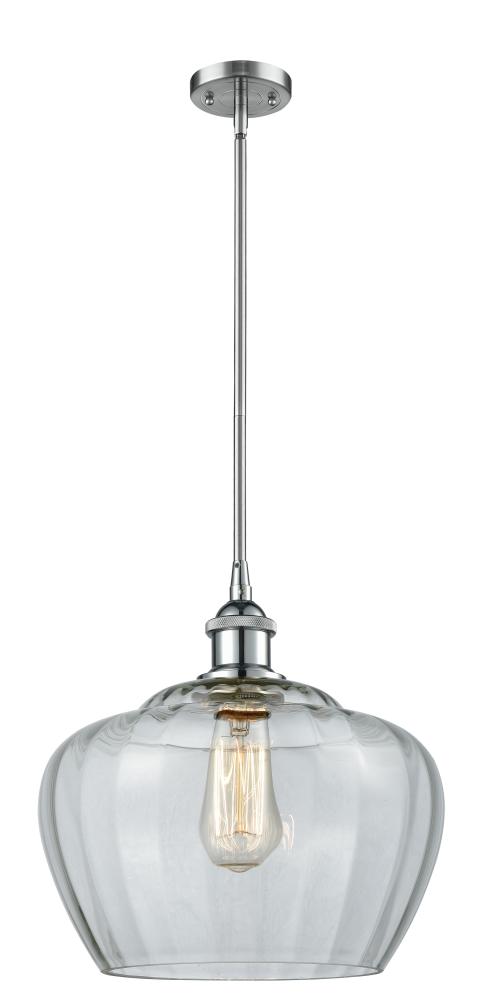 Fenton - 1 Light - 11 inch - Polished Chrome - Mini Pendant