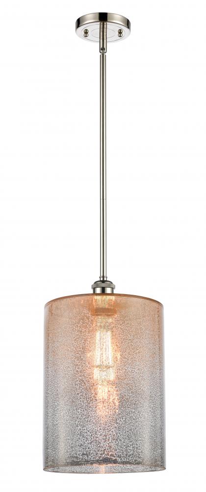 Cobbleskill - 1 Light - 9 inch - Polished Nickel - Mini Pendant