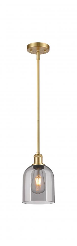 Bella - 1 Light - 6 inch - Satin Gold - Mini Pendant