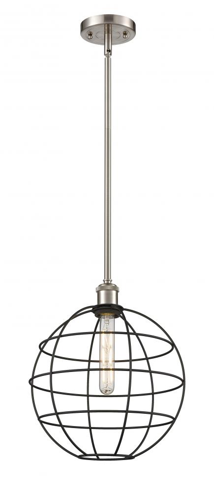 Lake Placid - 1 Light - 12 inch - Satin Nickel - Mini Pendant