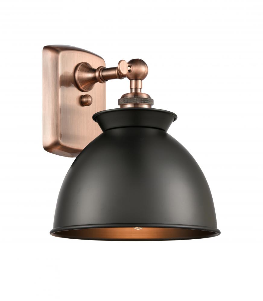 Adirondack - 1 Light - 8 inch - Antique Copper - Sconce