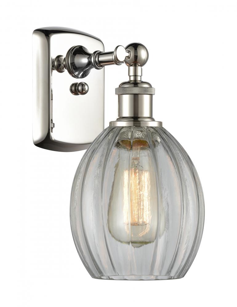 Eaton - 1 Light - 6 inch - Polished Nickel - Sconce