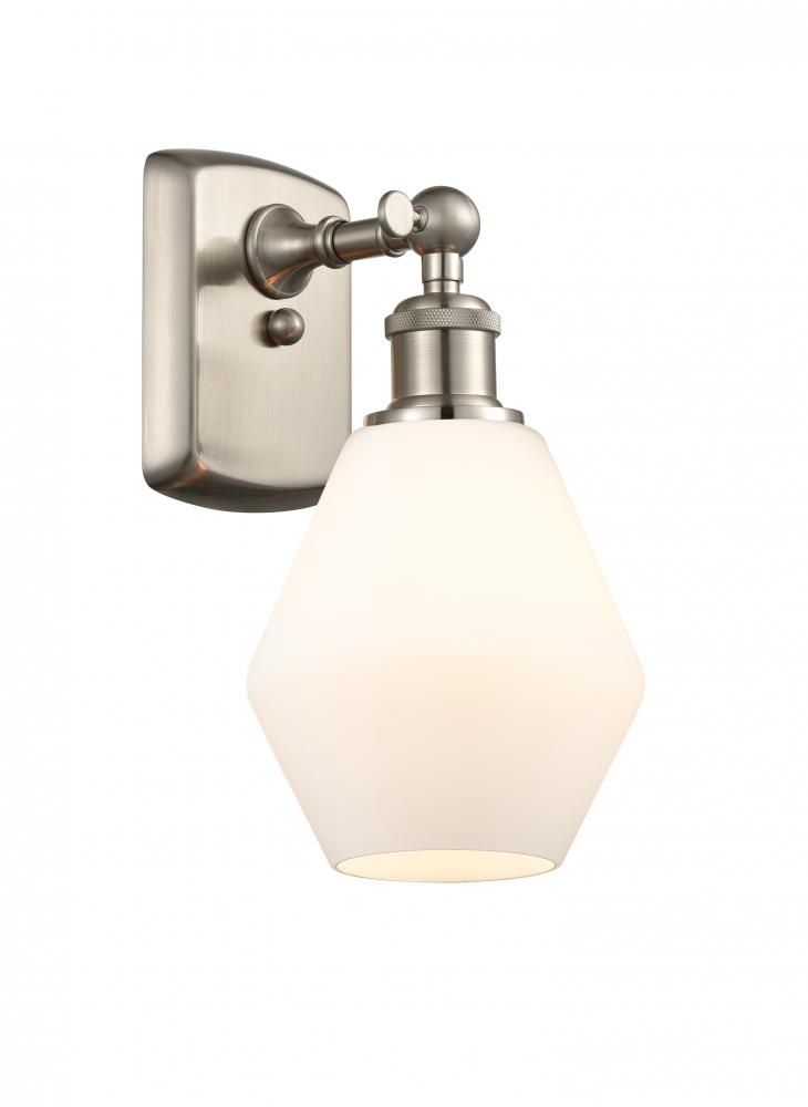 Cindyrella - 1 Light - 6 inch - Brushed Satin Nickel - Sconce