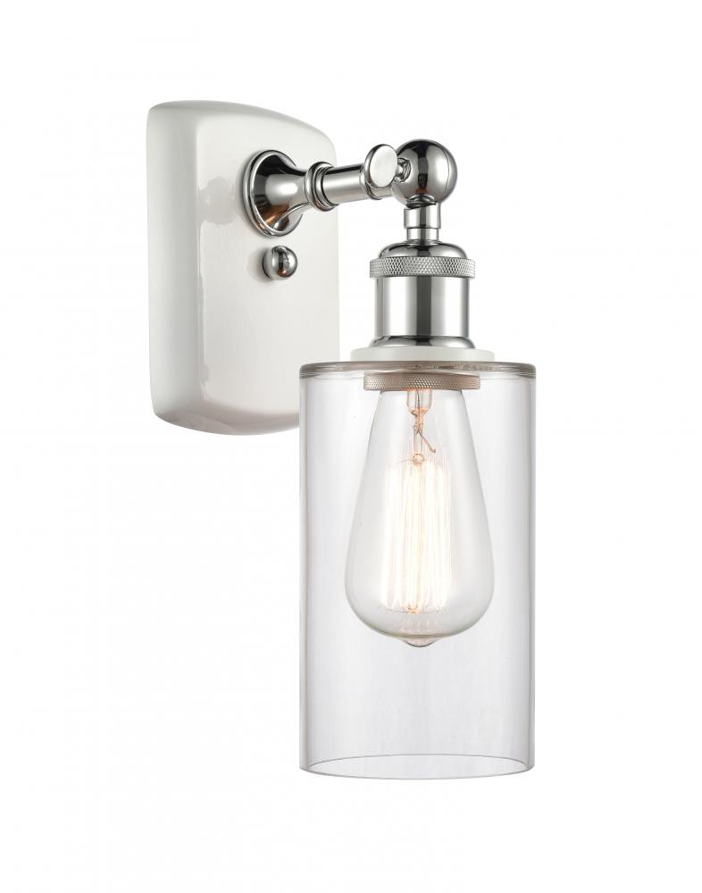 Clymer - 1 Light - 4 inch - White Polished Chrome - Sconce