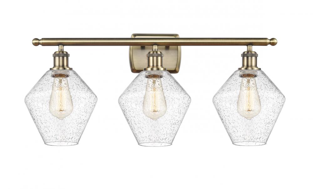 Cindyrella - 3 Light - 28 inch - Antique Brass - Bath Vanity Light