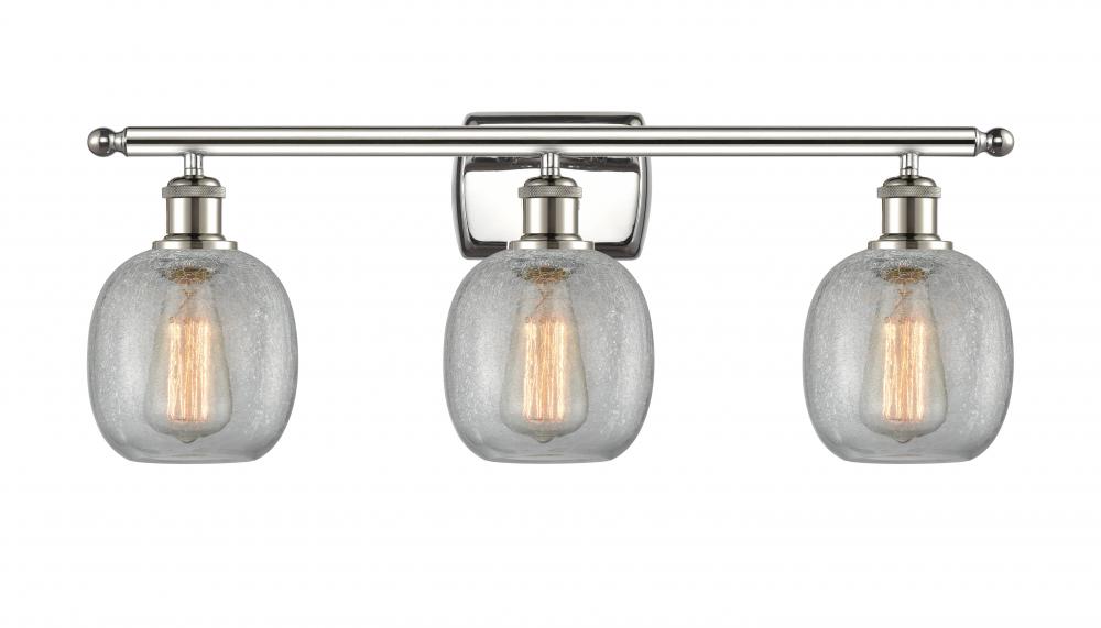 Belfast - 3 Light - 26 inch - Polished Nickel - Bath Vanity Light