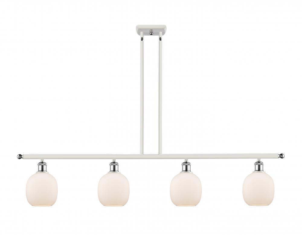 Belfast - 4 Light - 48 inch - White Polished Chrome - Cord hung - Island Light