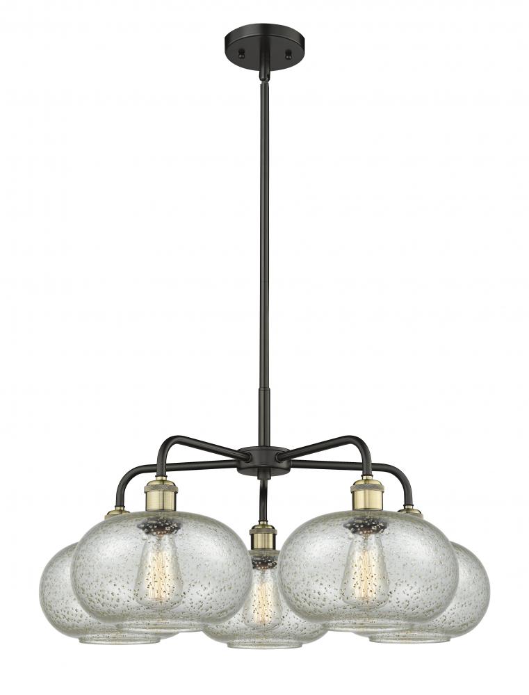 Gorham - 5 Light - 28 inch - Black Antique Brass - Chandelier