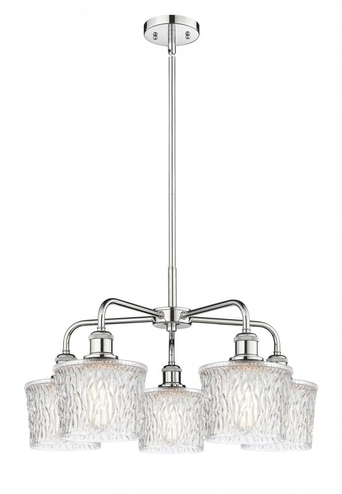 Niagara - 5 Light - 25 inch - Polished Chrome - Chandelier