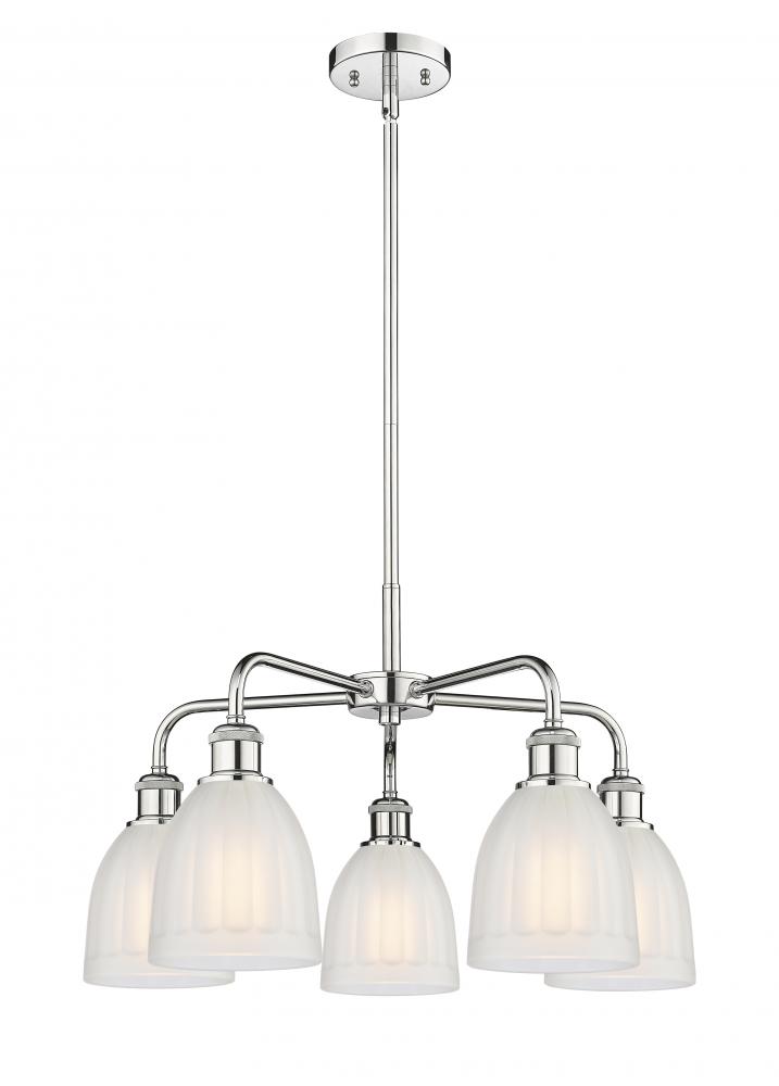 Brookfield - 5 Light - 24 inch - Polished Chrome - Chandelier