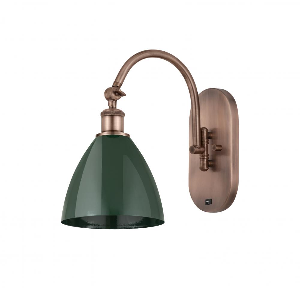 Plymouth - 1 Light - 8 inch - Antique Copper - Sconce
