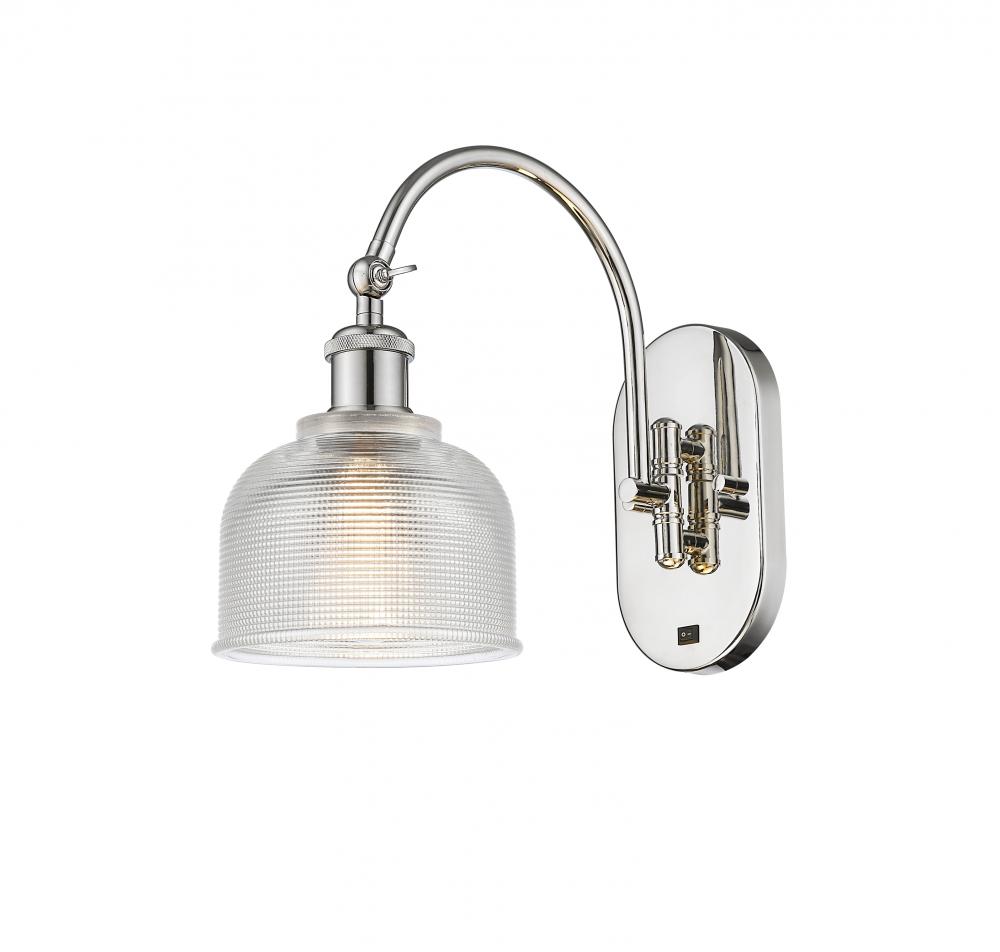 Dayton - 1 Light - 6 inch - Polished Nickel - Sconce