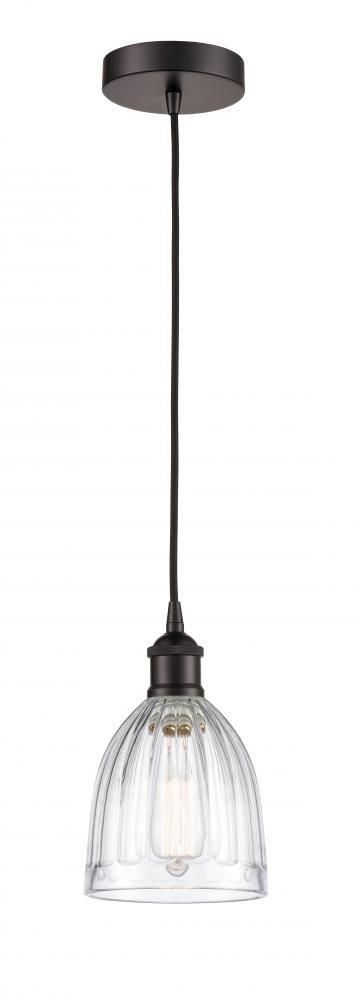 Brookfield - 1 Light - 6 inch - Oil Rubbed Bronze - Cord hung - Mini Pendant