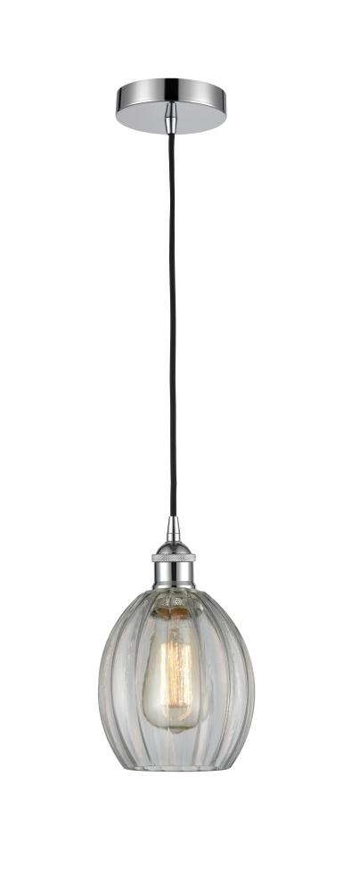 Eaton - 1 Light - 6 inch - Polished Chrome - Cord hung - Mini Pendant