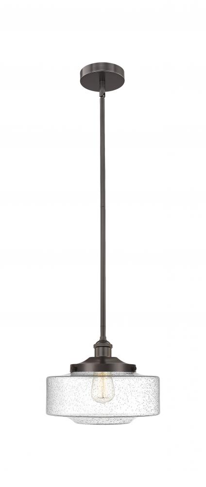 Bridgeton - 1 Light - 12 inch - Oil Rubbed Bronze - Stem Hung - Mini Pendant