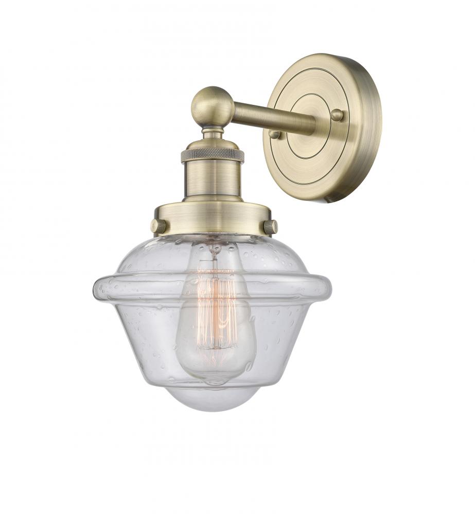 Oxford - 1 Light - 7 inch - Antique Brass - Sconce