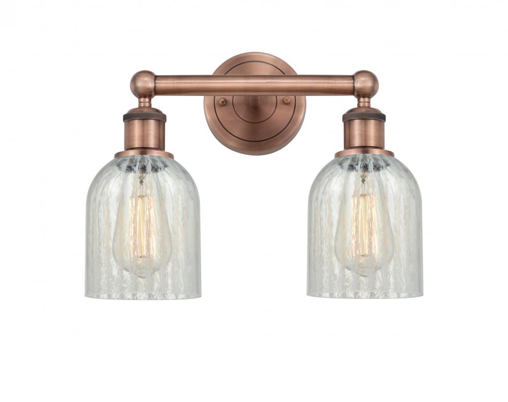 Caledonia - 2 Light - 14 inch - Antique Copper - Bath Vanity Light