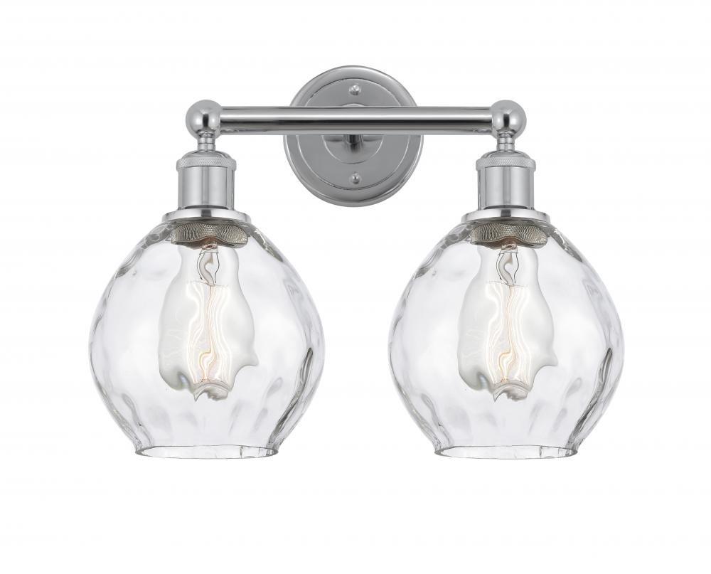 Waverly - 2 Light - 15 inch - Polished Chrome - Bath Vanity Light