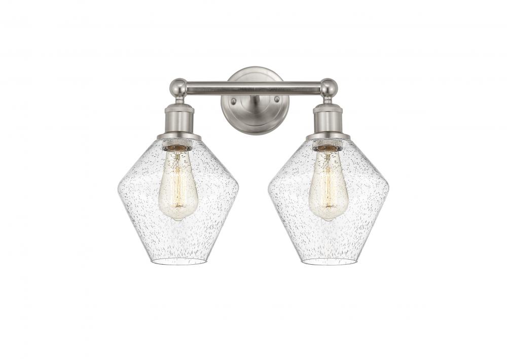 Cindyrella - 2 Light - 17 inch - Satin Nickel - Bath Vanity Light