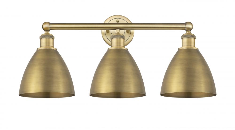 Bristol - 3 Light - 26 inch - Brushed Brass - Bath Vanity Light