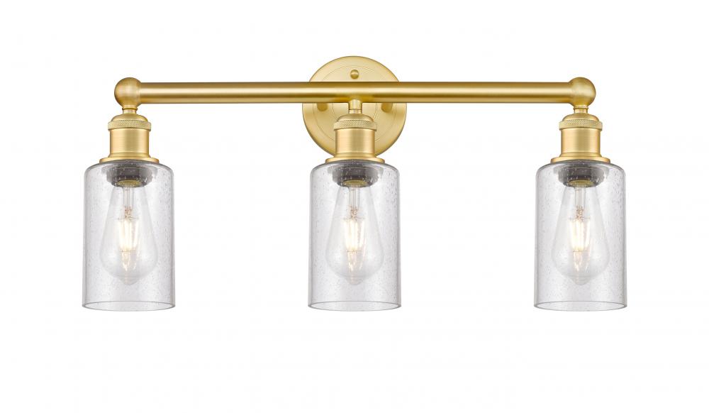 Clymer - 3 Light - 22 inch - Satin Gold - Bath Vanity Light