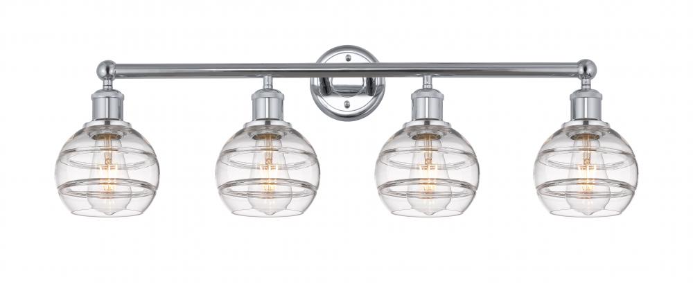 Rochester - 4 Light - 33 inch - Polished Chrome - Bath Vanity Light