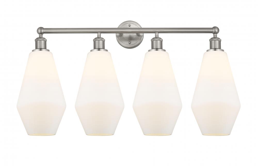 Cindyrella - 4 Light - 34 inch - Satin Nickel - Bath Vanity Light