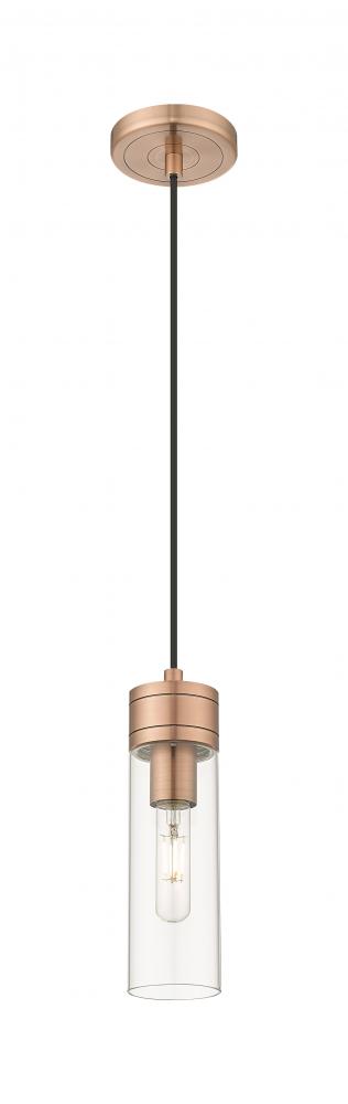 Boreas - 1 Light - 3 inch - Antique Copper - Cord Hung - Mini Pendant