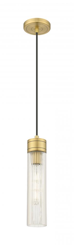 Boreas - 1 Light - 3 inch - Brushed Brass - Cord Hung - Mini Pendant