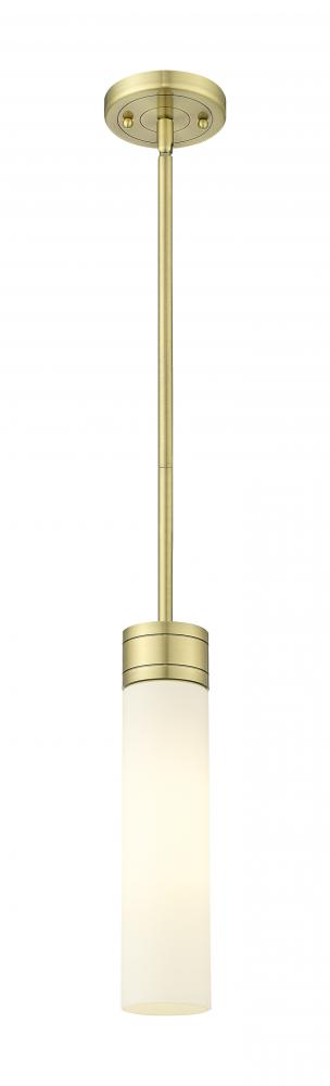 Boreas - 1 Light - 3 inch - Antique Brass - Stem Hung - Mini Pendant