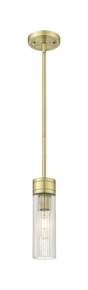 Boreas - 1 Light - 3 inch - Antique Brass - Stem Hung - Mini Pendant