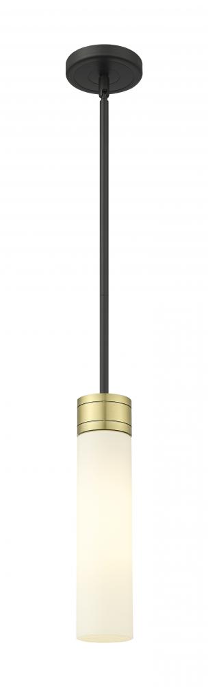 Boreas - 1 Light - 3 inch - Black Antique Brass - Stem Hung - Mini Pendant