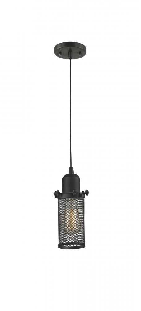 Quincy Hall - 1 Light - 5 inch - Oil Rubbed Bronze - Cord hung - Mini Pendant