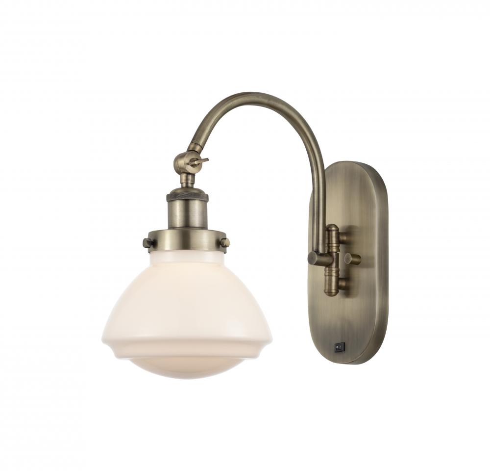 Olean - 1 Light - 7 inch - Antique Brass - Sconce