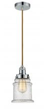 Innovations Lighting 100PC-10CR-1H-PC-G184 - Edison - 1 Light - 8 inch - Polished Chrome - Cord hung - Mini Pendant