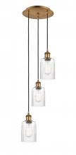 Innovations Lighting 113B-3P-BB-G342 - Hadley - 3 Light - 11 inch - Brushed Brass - Cord Hung - Multi Pendant